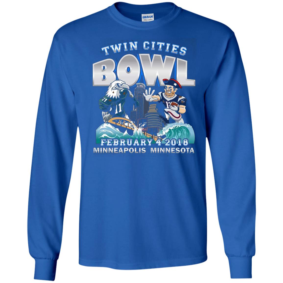 Football Lover T-shirt Twin Cities Bowl Royal