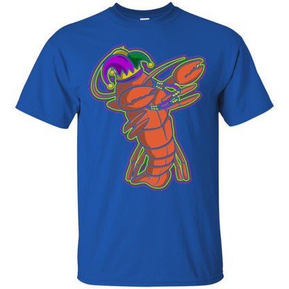 Dabbing Mardi Gras Crawfish T-shirt Mardi Gras Gift Shirt Royal