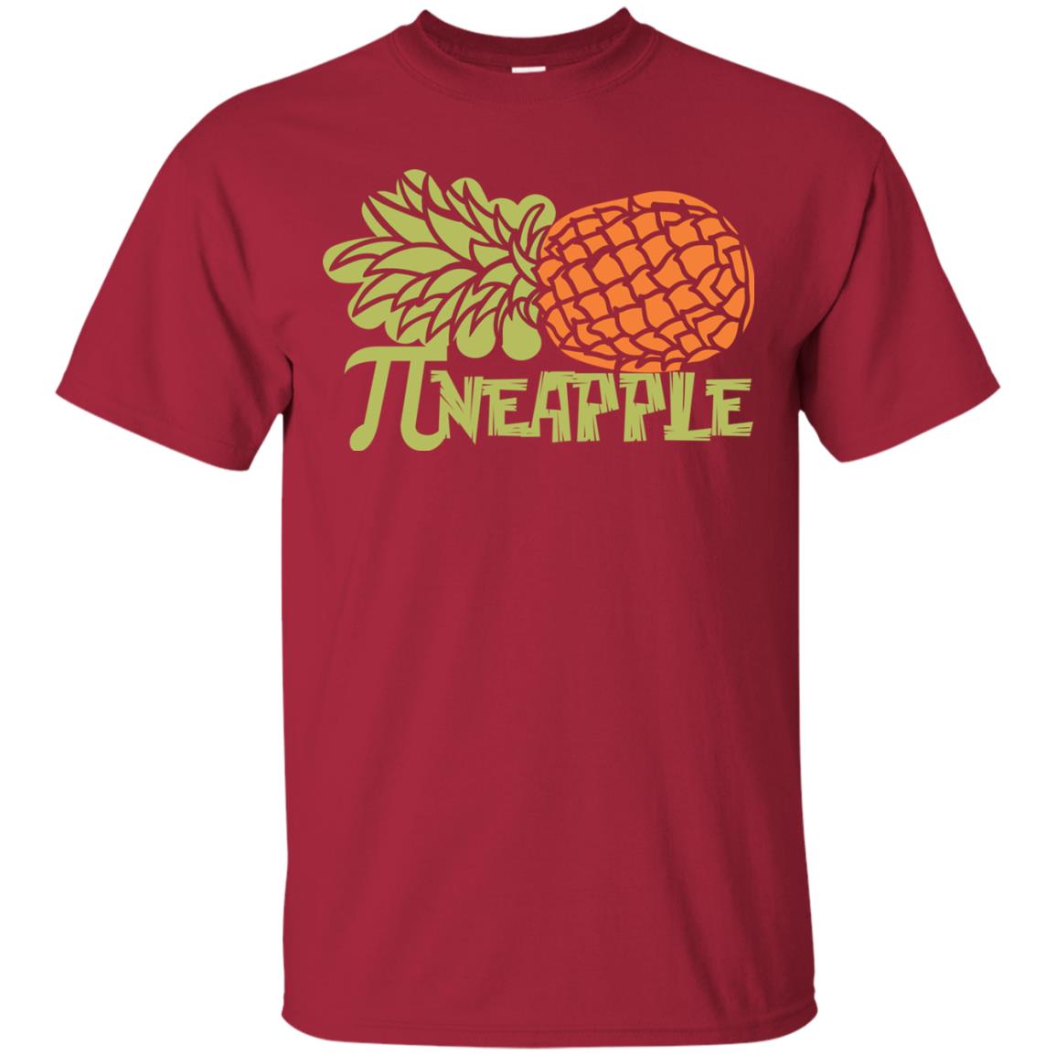 Cool Pineapple Pi Day T-shirt Cardinal