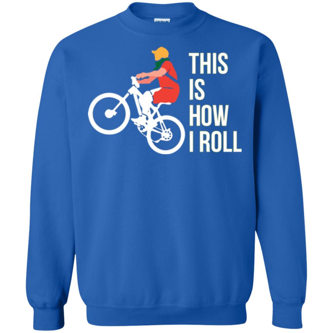 Bicycle T-shirt This Is How I Roll Royal