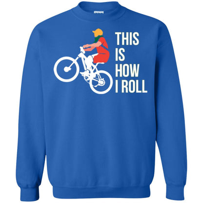 Bicycle T-shirt This Is How I Roll Royal