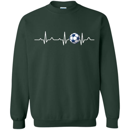 Heartbeat Soccer Lover T-shirt Forest Green