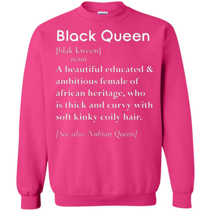 Nubian Queen T-shirt Black Queen Definition Heliconia