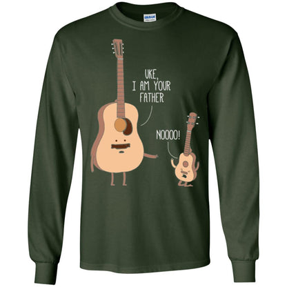 Musician T-shirt Uke I Am Your Father Forest Green