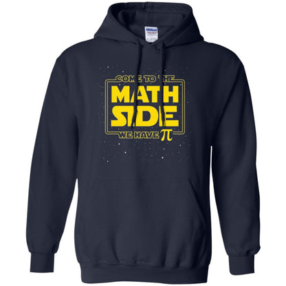 Math Lovers T-shirt Come To The Math Side We Have Pi Navy