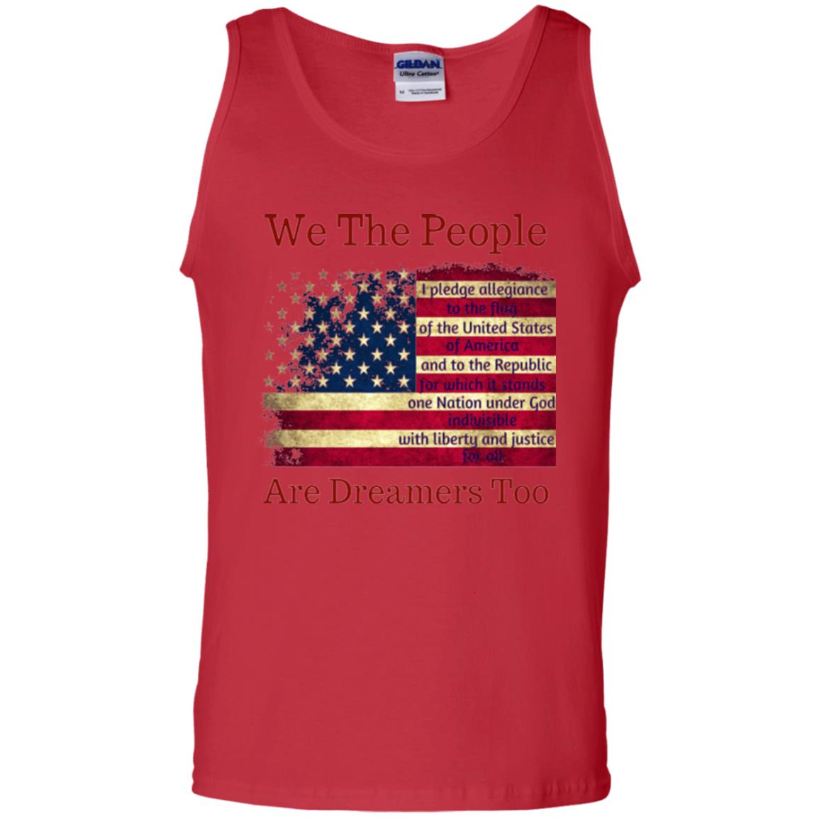 Americans We Are People Are Dreamers Too T-shirt Red