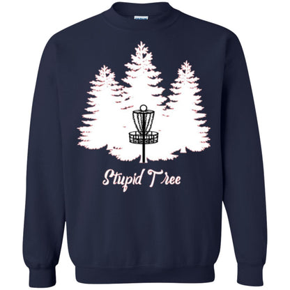 Disc Golf T-shirt Stupid Tree Navy
