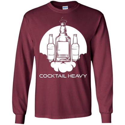 Cocktail Heavy T-shirt Maroon