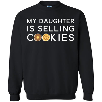 My Daughter Is Selling Cookies T-shirt Girl Cookie Black
