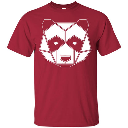 Polygon Geometric Panda Shirt Cardinal
