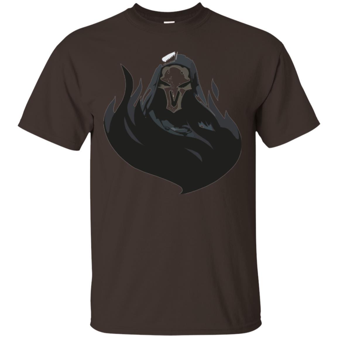 Overwatch Reaper Blossom Spray T-shirt Dark Chocolate
