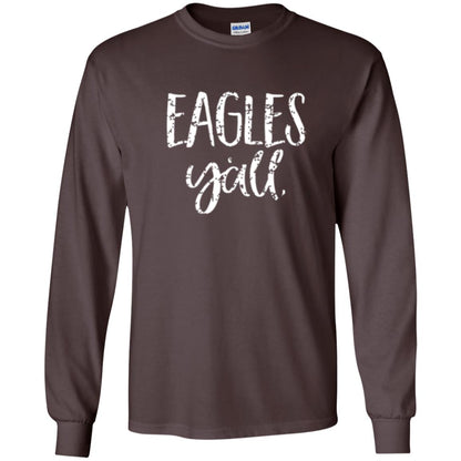 Eagles Y_all Flying Eagles T-shirt Dark Chocolate