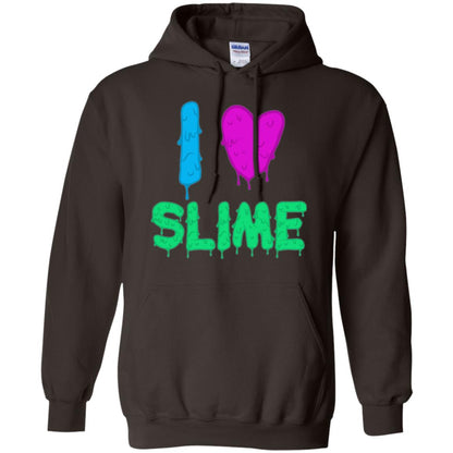 I Love Slime T-shirt Slime Lovers Dark Chocolate