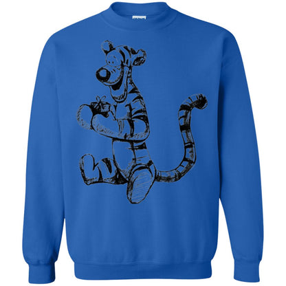 Movie T-shirt Tigger Sketch Royal