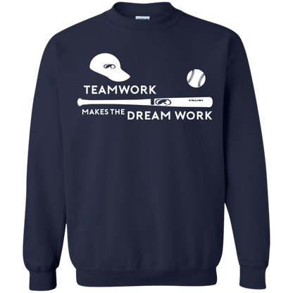 Baseball T-shirt Teamwork Makes The Dream Work Navy