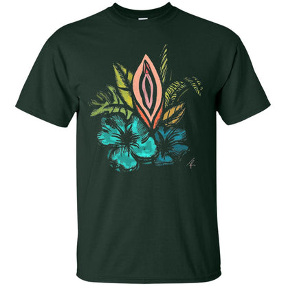 Vagina Tropical T-shirt Forest