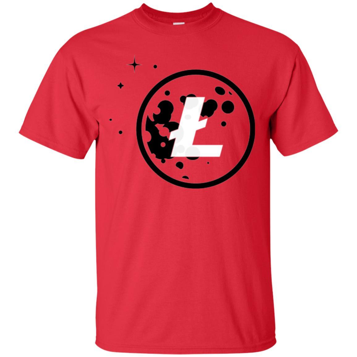 Litecoin Moon Logo Cryptocurrency T-shirt