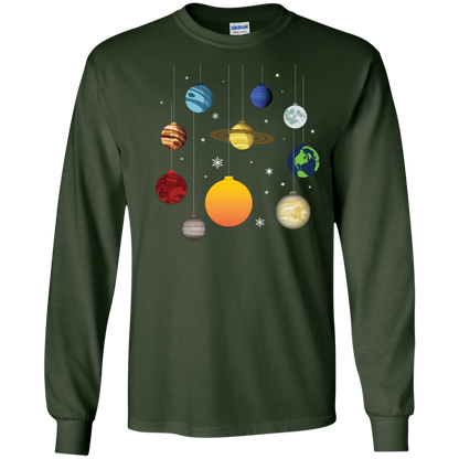 Christmas T-shirt Joy To Universe Christmas Forest Green