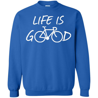 Bicycle T-shirt Life Is Good T-shirt Royal
