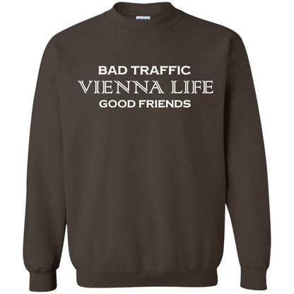 Bad Traffic Vienna Life Good Friends Shirt Dark Chocolate