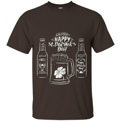 Happy St. Patrick_s Day Drinking Beer St Patrick_s Day T-shirt Dark Chocolate