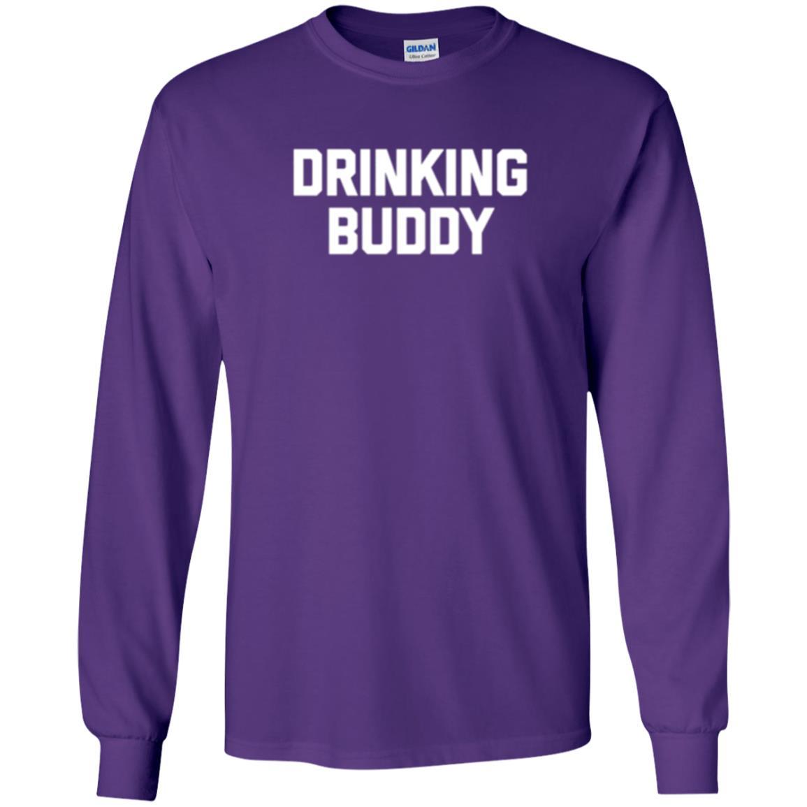 Drinking Buddy T-shirt Purple