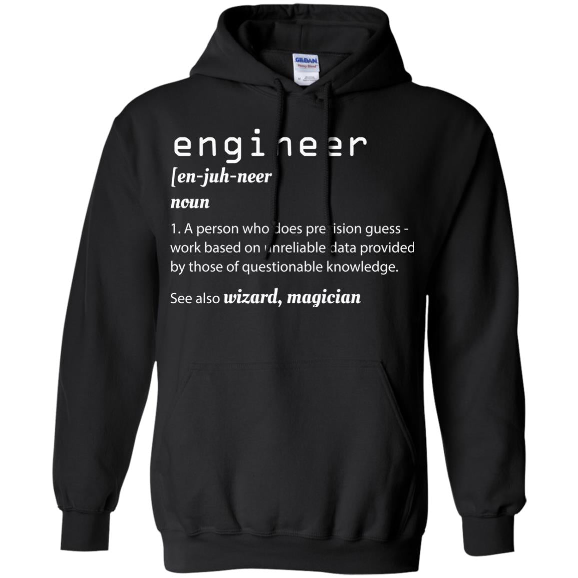 A Person Who Does Precision Guess Work Based On Engineer T-shirt Black