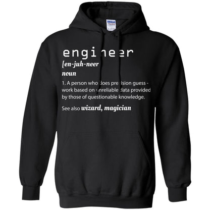 A Person Who Does Precision Guess Work Based On Engineer T-shirt Black