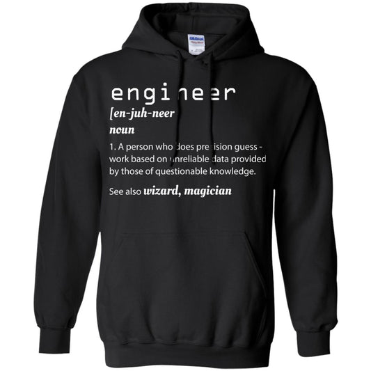 A Person Who Does Precision Guess Work Based On Engineer T-shirt Black