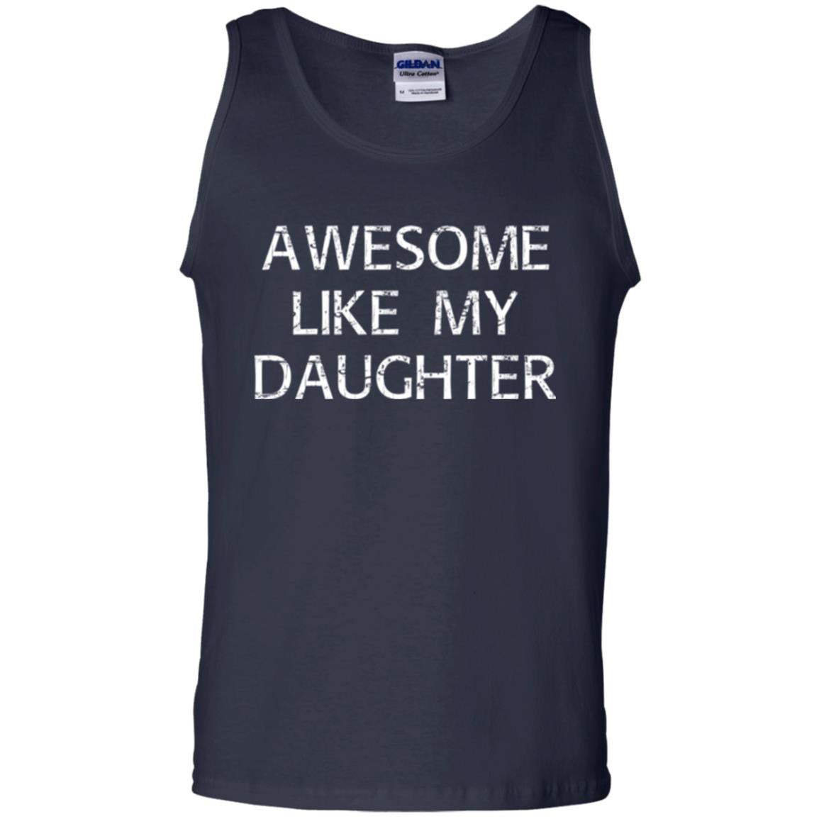 Awesome Like My Daughter Daddy T-shirt Navy