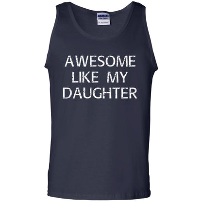 Awesome Like My Daughter Daddy T-shirt Navy