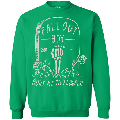 Fall Out Boy Bury Me Till I Confess T-shirt Irish Green