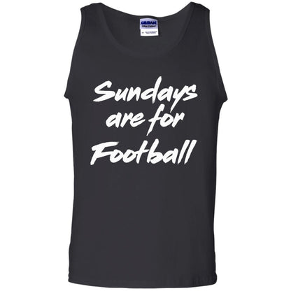 Football Lover T-shirt Sundays Are For Football Black