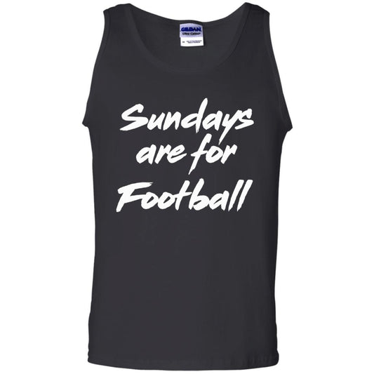 Football Lover T-shirt Sundays Are For Football Black