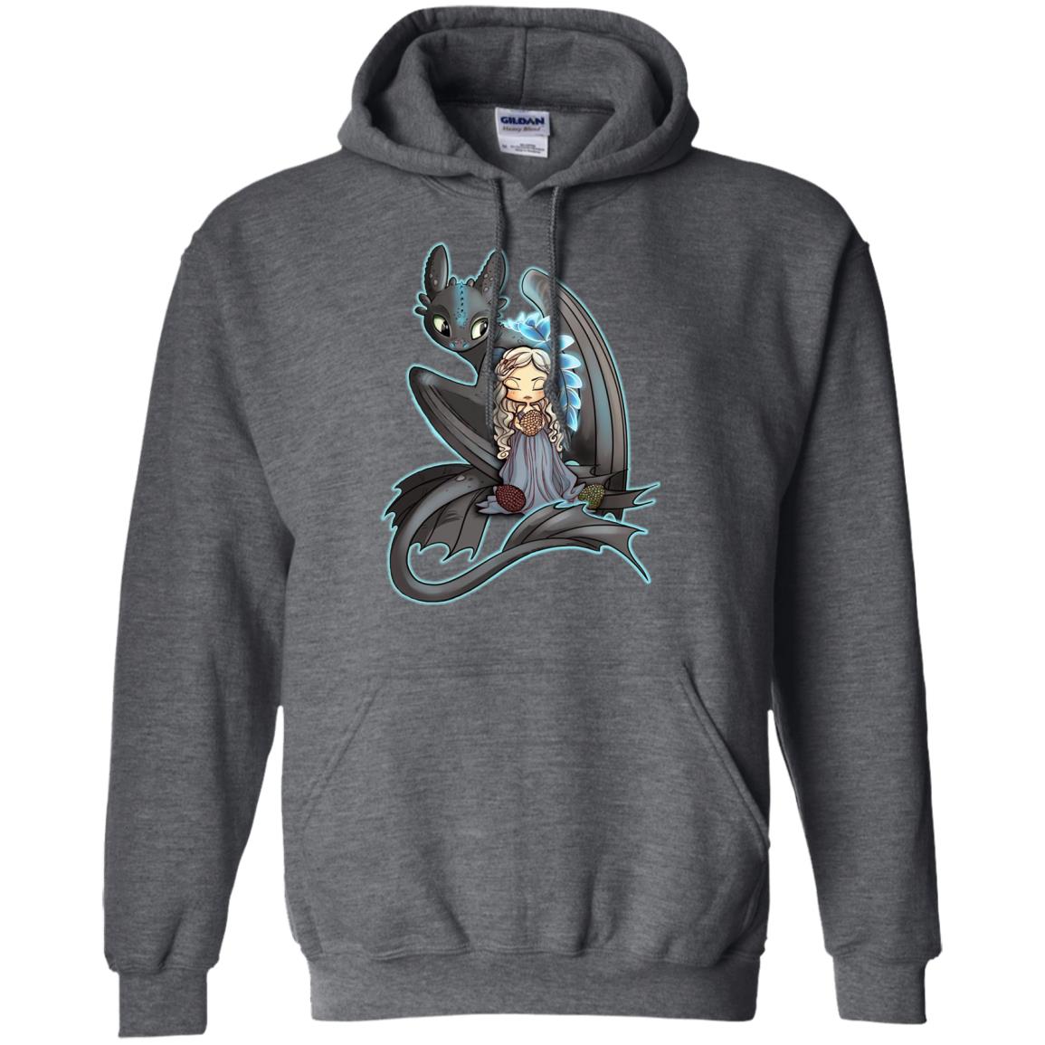 Dragon Night Fury Cartoon Shirt Dark Heather