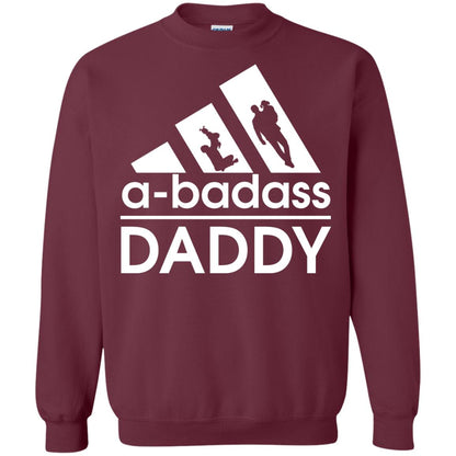 A Badass Daddy Shirt Maroon
