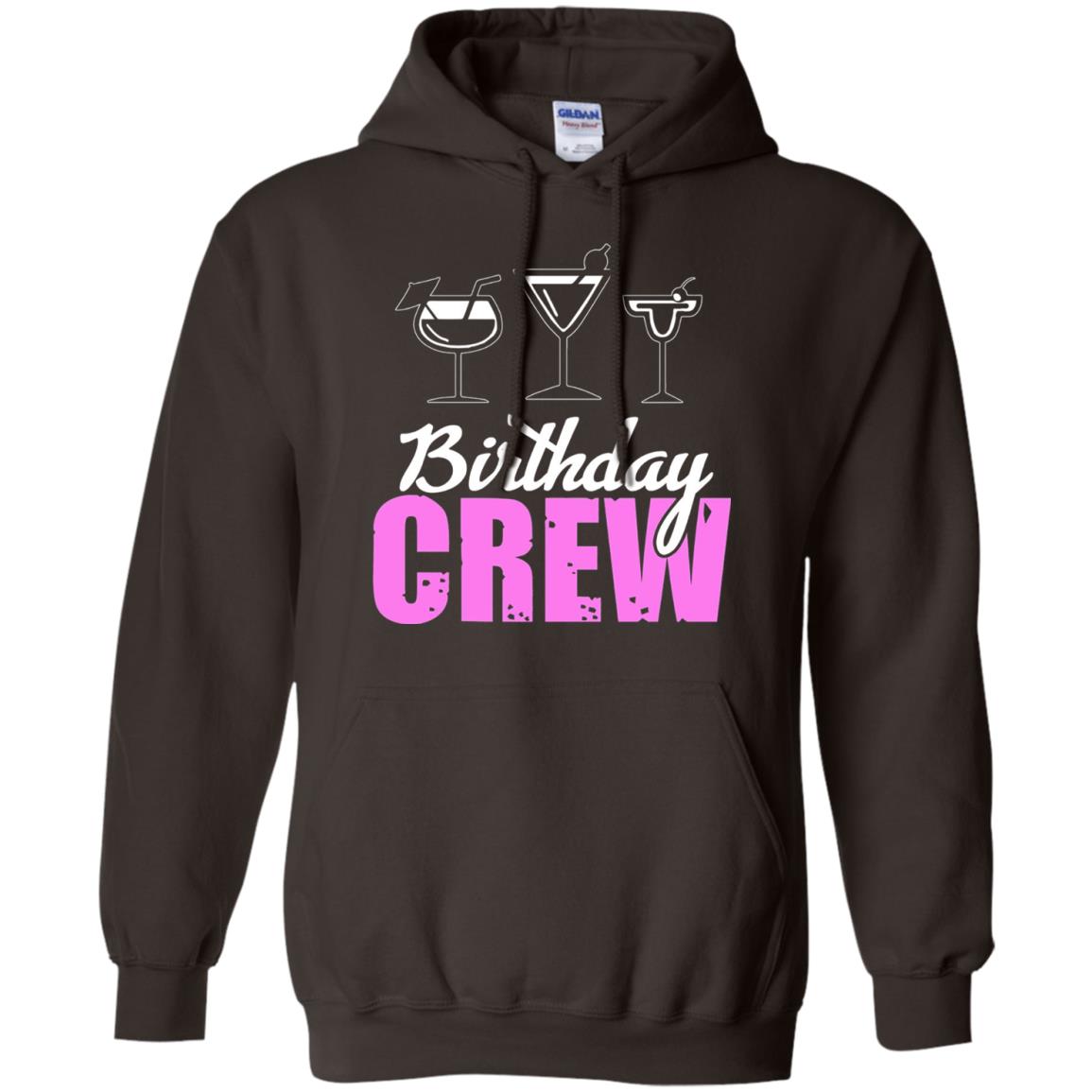 Birthday Crew Funny Girls Birthday Squad T-shirt Dark Chocolate