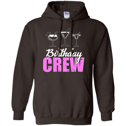 Birthday Crew Funny Girls Birthday Squad T-shirt Dark Chocolate