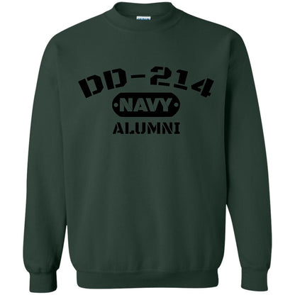 Dd-214 Us Navy Alumni T-shirt Forest Green