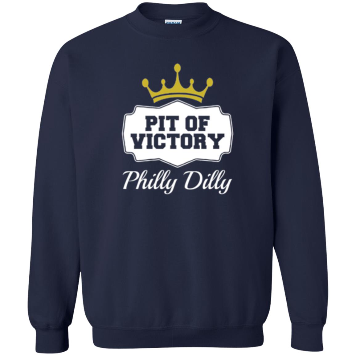 Football Lover T-shirt Philly Dilly Pit Of Victory T-shirt Navy