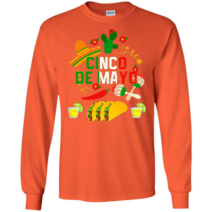 Fiesta Cinco De Mayo T-shirt Cinco De Mayo Orange
