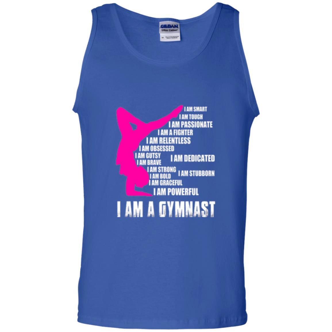 Gymnast T-shirt I Am A Gymnast Royal