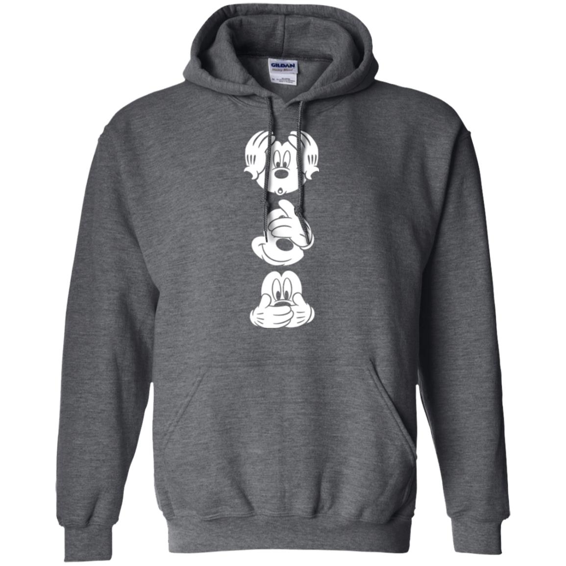Cartoon T-shirt Disney Mickey Mouses Graphic Dark Heather