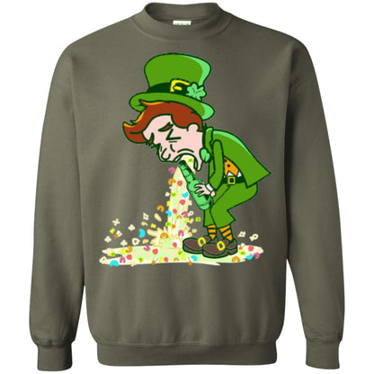 Saint Patty's Day Leprechaun St. Patricks Day T-shirt Military Green
