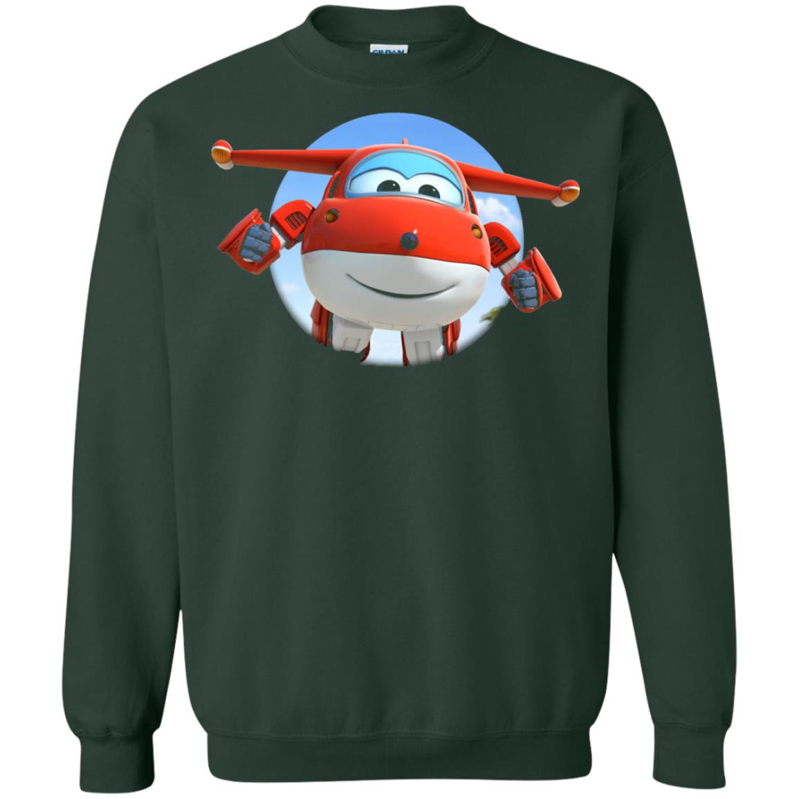 Super Wings Jett Movie Lover T-shirt Forest Green