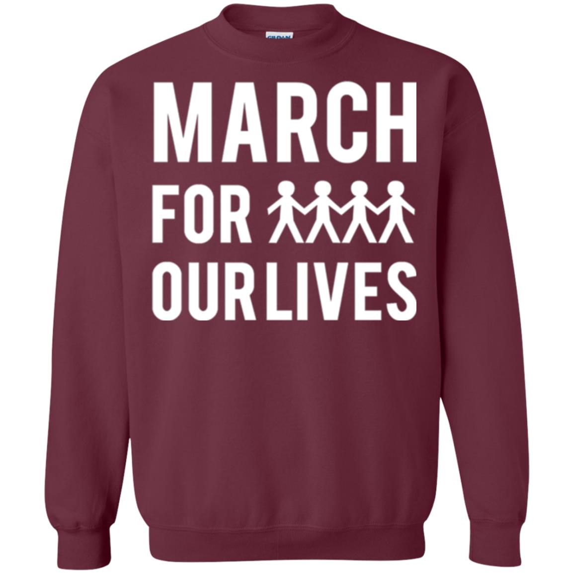 March For Our Lives Anti Gun T-shirt Maroon