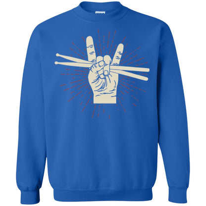 Drummer T-shirt Drumsticks Percussion Rock Royal