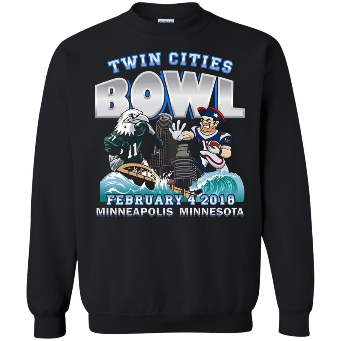 Football Lover T-shirt Twin Cities Bowl Black