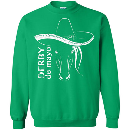Derby De Mayo Sombrero Horse Race Shirt Irish Green