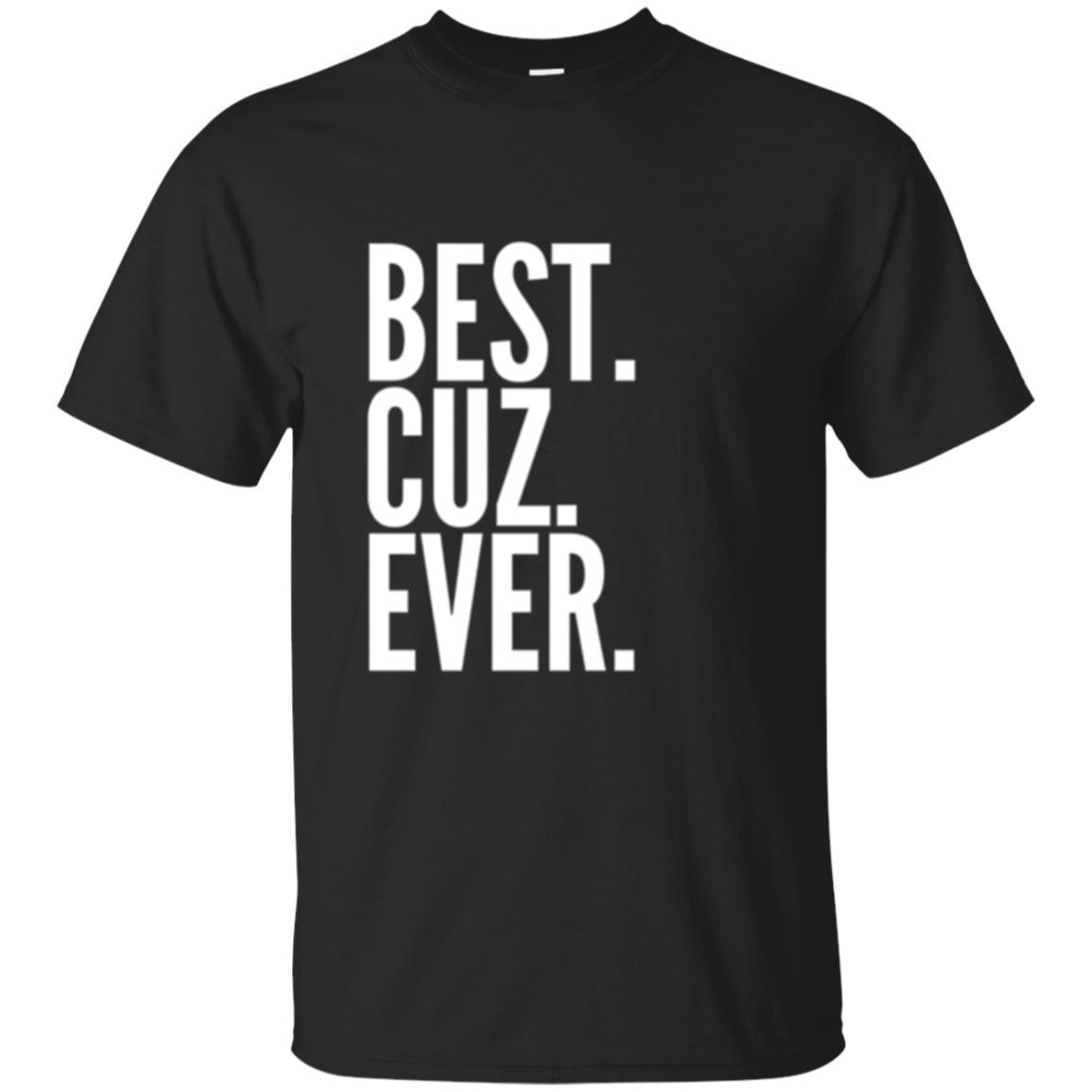 Family T-shirt Best Cuz Ever Black